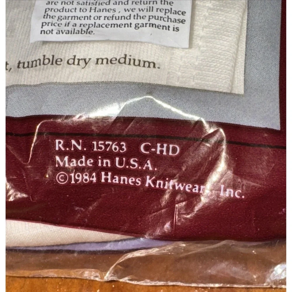 Hanes classics 1984